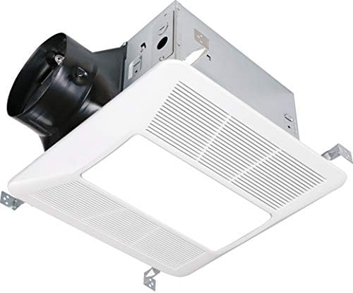 מכשיר Kaze SEP150L2 | 150 CFM | 0.5 SONE | LED LED תאורה אולטרה שקט אוורור חדר אמבטיה מאוורר פליטה